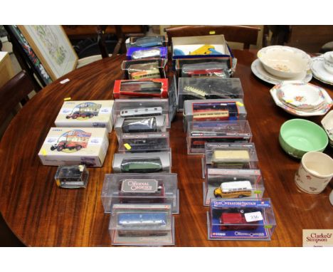 A collection of various boxed Corgi and other model vehicles 