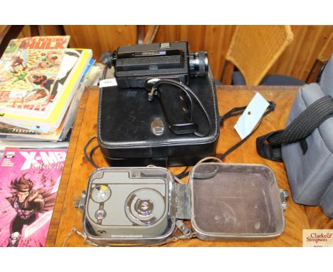 An Elmo cine camera; and another 