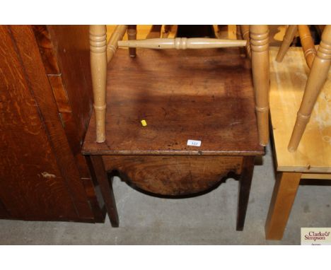 A Victorian mahogany commode