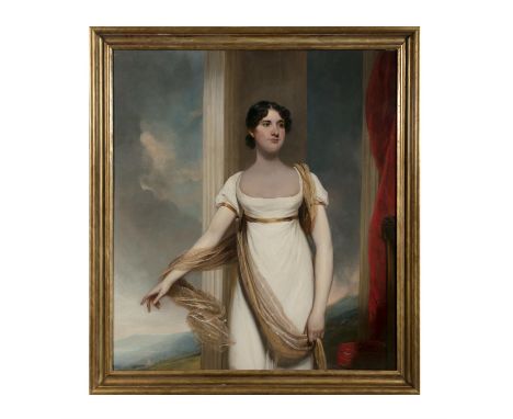 ATTRIBUTED GEORGE CHINNERY (1774 - 1852)Portrait of a Young Lady in an InteriorOil on canvas, 125 x 112cmCondition Report:  I