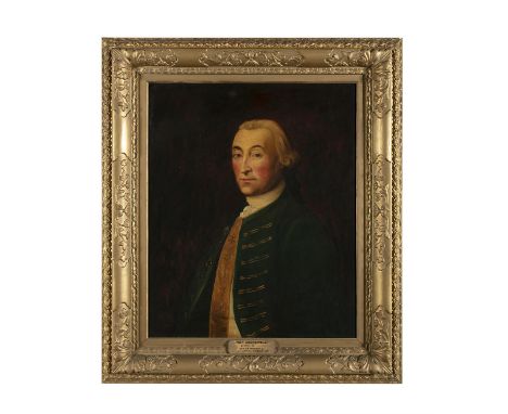 IRISH SCHOOL (18TH CENTURY)Portrait of John Andrews J.P, half-length Oil on canvas, 76 x 63.5cmAfter a portrait at Ratheny, K