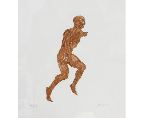 Elisabeth Frink (1930-1993) ARR
Etching
"Running Man", Singed, 42/100, 20cm x 21cm 