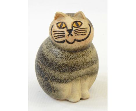 Lisa Larson Gustavsberg cat, approx 9cm