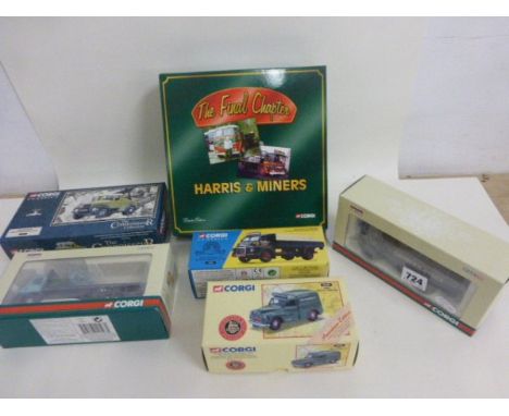Six boxed Corgi commercial vehicles including British road services 06507, The Connoisseur collection 16102, The Final Chapte
