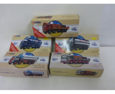 Five boxed Road Transport from Corgi including 97317 Scottish and Newcastle 97931 Greenall Whitley, 97162 Pollock, 97319 Bass