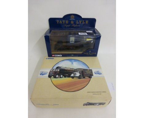 Two boxed Corgi Tate & Lyle vehicles including Commmercials from Corgi Forden Tanker & Bedford O Series with certificate and 