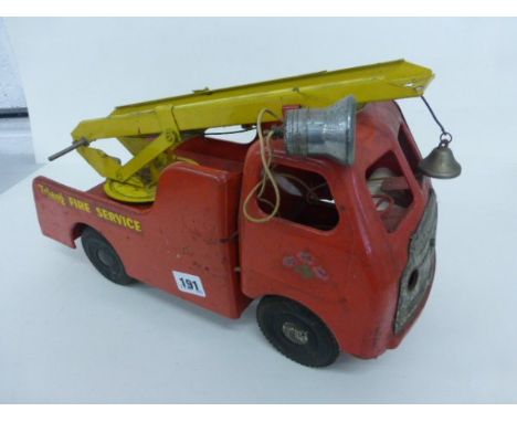 Triang Tin Plate Fire Service Engine