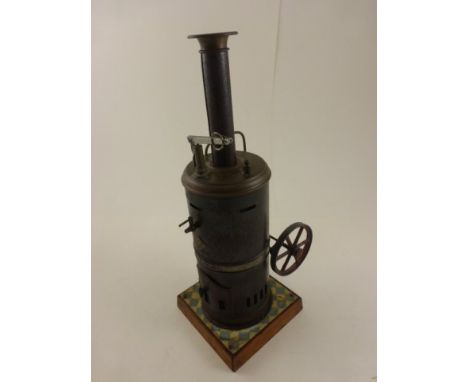 Bing Stationary Steam Engine marked GBN Nora 14" in height approx