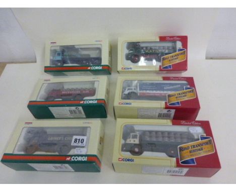 Six boxed 1:50 Corgi Brewery related Road Transport Heritage vehicles including CC10505 Ind Coope, CC11409 McMullen Brewery, 