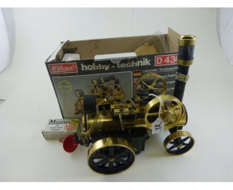 Boxed Wilesco Hobby Tecknik D430 steam engine
