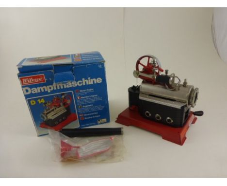 Boxed Wilesco D14 Steam Engine