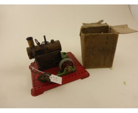 Boxed ESL Stationary Steam Engine plus a Mamod Steam Engine