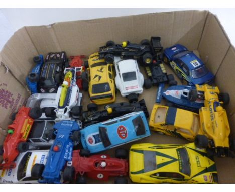 20 Various slot cars including Scalextric and Hornby