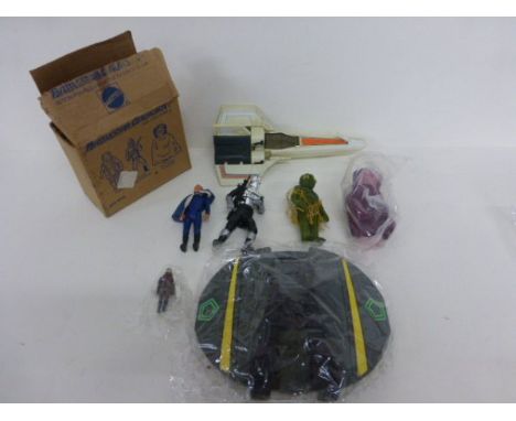 Original Mattel Battlestar Galactica including Boxed Figures, Loose Figures and Vehicles