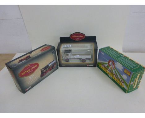Two boxed Corgi 1/50 Vintage Glory of Steam including 80204 Foden Steam Wagon with Tank - Ind Coope and CC20003 1928 Sentinel