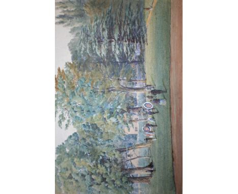 A LARGE FOLIO OF WATERCOLOURS AND DRAWINGS to comprise numerous works on various subjects, including landscapes, marines, top