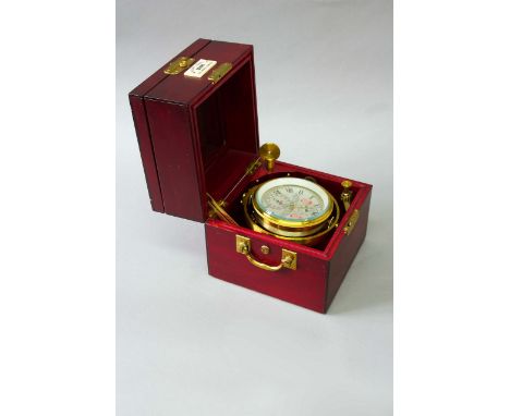 A CHRONOMETER dial silvered, signed Joseph Sewill, 61 South Castle St., Liverpool, up/down and subsidiary seconds ring,  no. 