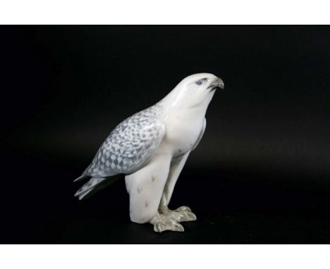 ROYAL COPENHAGEN - ICELANDIC FALCON Model Number 263 and sculpted by Christian Thomsen. Marked, Royal Copenhagen, 263. 8 1/2i