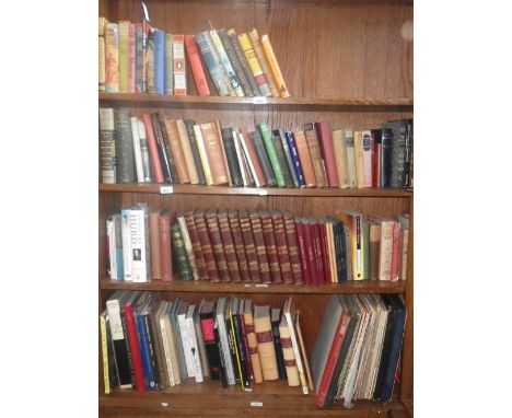 A COLLECTION OF BOOKS including some first editions (four shelves)