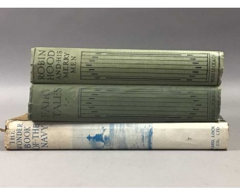 LOT OF VINTAGE CHILDRENS' BOOKS,including two Wonder Books, The Peter Pan Picture Book, Fairy Tales and others, 11 volumes