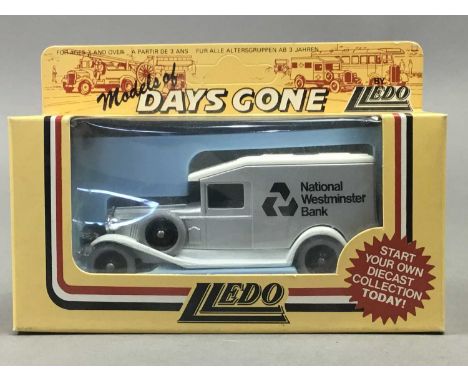 LOT OF DIE-CAST VEHICLES,including Lledo Days Gone, Vintage Glory of Steam, and others