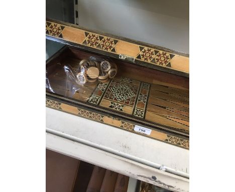 Inlaid Backgammon set 