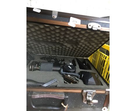 Porst camera and lenses in hardcase 