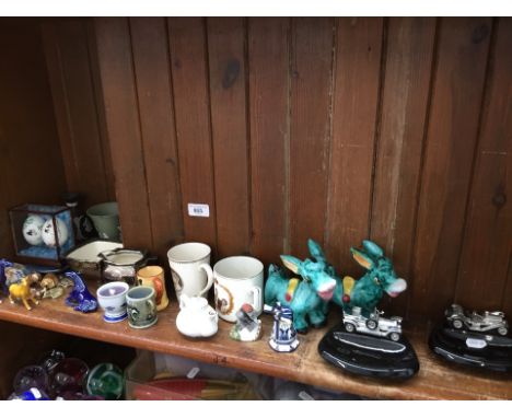 Shelf of ornaments 