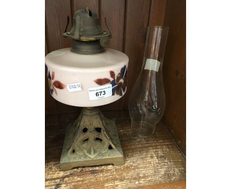 Paraffin lamp with funnel 