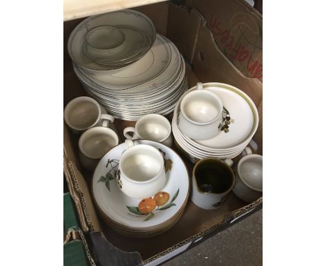 Mixed lot incl royal Worcester Coronation and stoneware 
