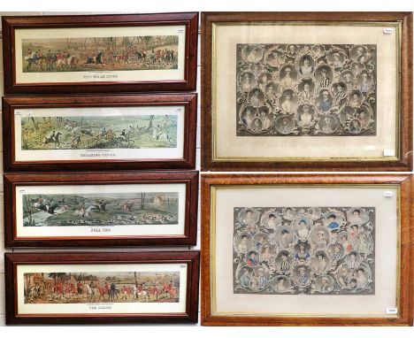 After Anson A Martin (c.1830-c.1870)"Jockeys of the North of England" "Jockeys of the South of England"Colour reproductions; 
