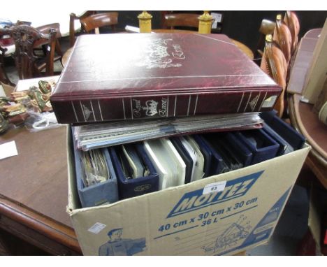 Nine albums containing a collection of miscellaneous First Day covers 