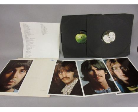 The Beatles, ' The White Album ' No. 305529, including original inner sleeves, four colour portrait photographs and poster, s