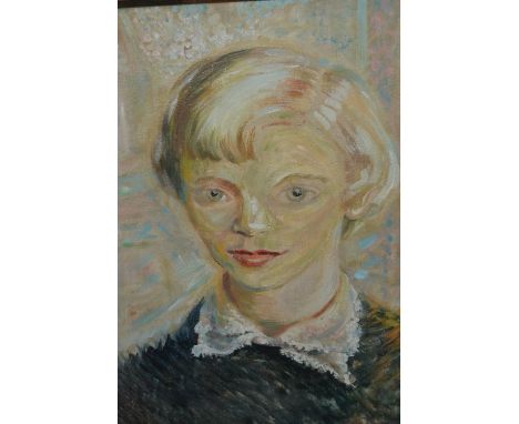 Alfred Egerton Cooper signed oil on canvas, portrait of a youth, 17.5ins x 13.5insGood condition, no damage or restoration. A