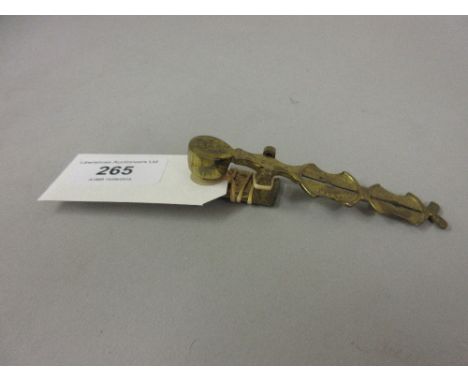 Pair of gilt metal 19th Century sovereign scales 