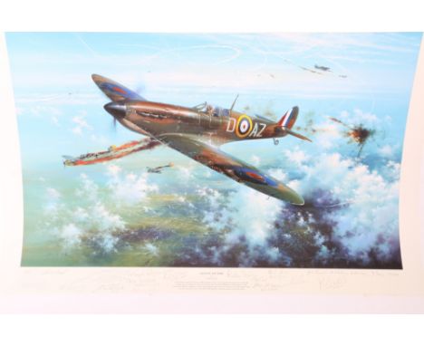 SIMON ATACK August Victory&nbsp;&nbsp;Print, pencil signed limited edition 18/25, image size 40cm x 63cm, sheet size 60cm x 8