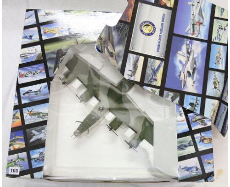 Franklin Mint Armour Collection 1:48 scale diecast metal model aeroplane B11E056 B24 Liberator Coastal Command RAF, boxed 