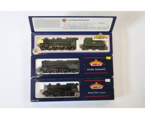 Four Bachmann Branchline OO gauge model railway locomotives including 31562 stepped tender locomotive 60834 BR black, 32176 2