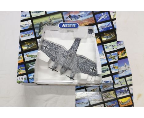 Franklin Mint Armour Collection 1:48 scale diecast metal aeroplane model B11E391 Heinkel 111 Night Bomber, boxed 