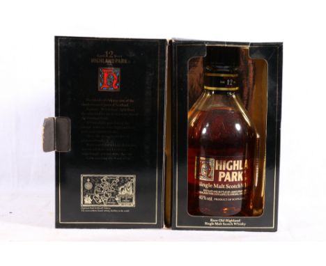 HIGHLAND PARK 12 year old single malt Scotch whisky, distilled and bottled by James Grant and Co of Kirkwall, Orkney, old sty