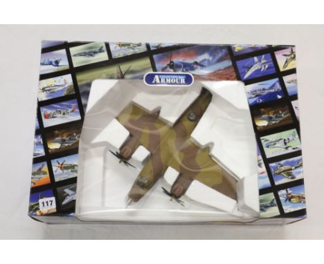 Franklin Mint Armour Collection 1:48 scale diecast metal aeroplane model B11E054 B26 Marauder Dominion Revenge, boxed 