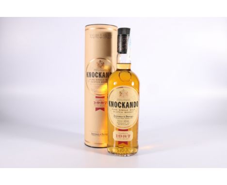 KNOCKANDO 1987 12 year old pure single malt Scotch whisky, distilled in 1987 and bottled in 1999 by Justerini and Brooks, 43%