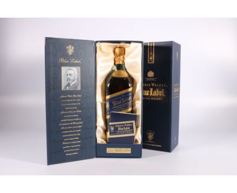 JOHNNIE WALKER blue label blended Scotch whisky, bottle number Q857012JW, 70cl 40% abv, boxed 