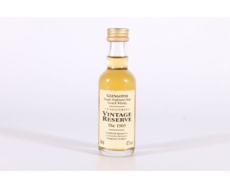 GLENGOYNE 1969 Vintage Reserve Highland single malt Scotch whisky 47% abv, 50cl miniature&nbsp; 