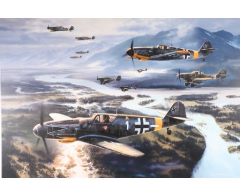 NICOLAS TRUDGIAN (b1959)&nbsp;The Big Guns (No 1 of the Knights Cross Collection)&nbsp;Signed and dated 2006 verso, limited e