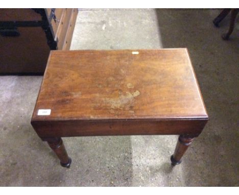 A Victorian mahogany commode