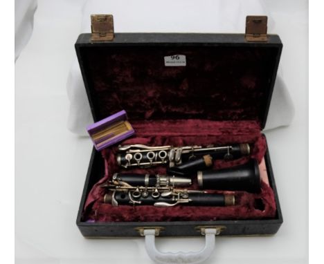 “Emperor” Clarinet, in carrying case by Boosey & Hawkes London (with replacement reeds)