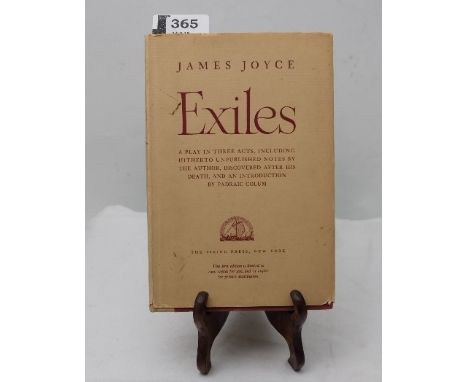 James Joyce “Exiles”, 1951, First Limited edition, with Dust Jacket