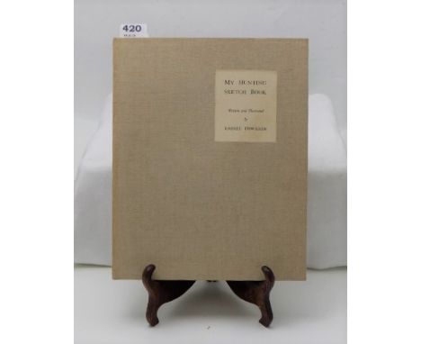 Lionel Edwards, My Hunting Sketch Book 1928 1st edition with Coloured Hunting Prints