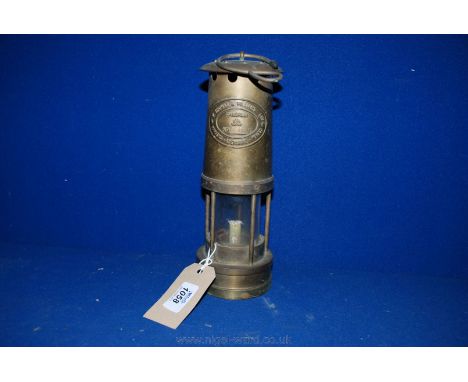 A Thomas & Williams of Aberdare Miner's Lamp